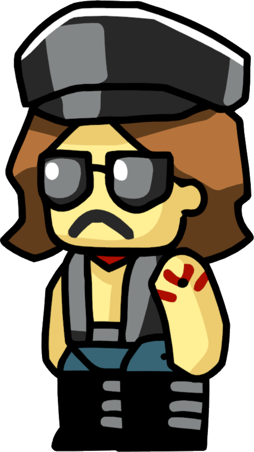 Biker - Scribblenauts Biker (497x883), Png Download