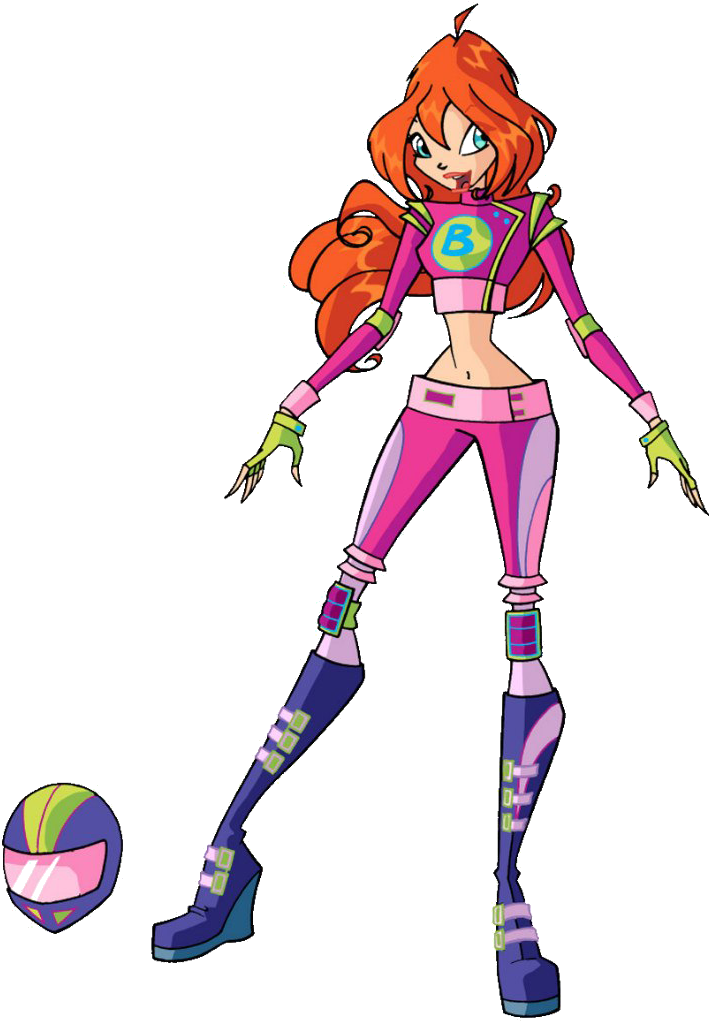 Biker - Winx Club Outfits (720x1024), Png Download