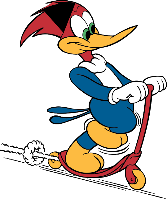 Woody Woodpecker Characters, Woody Woodpecker Cartoon (539x640), Png Download