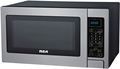 Image For Rca - Rca 0.9 Cu Ft Stainless Steel Microwave Oven Stainless (519x804), Png Download