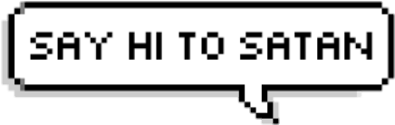 Satan Aesthetic Pixelart Textword Text Sayhitosatan - Satan Aesthetic (600x686), Png Download