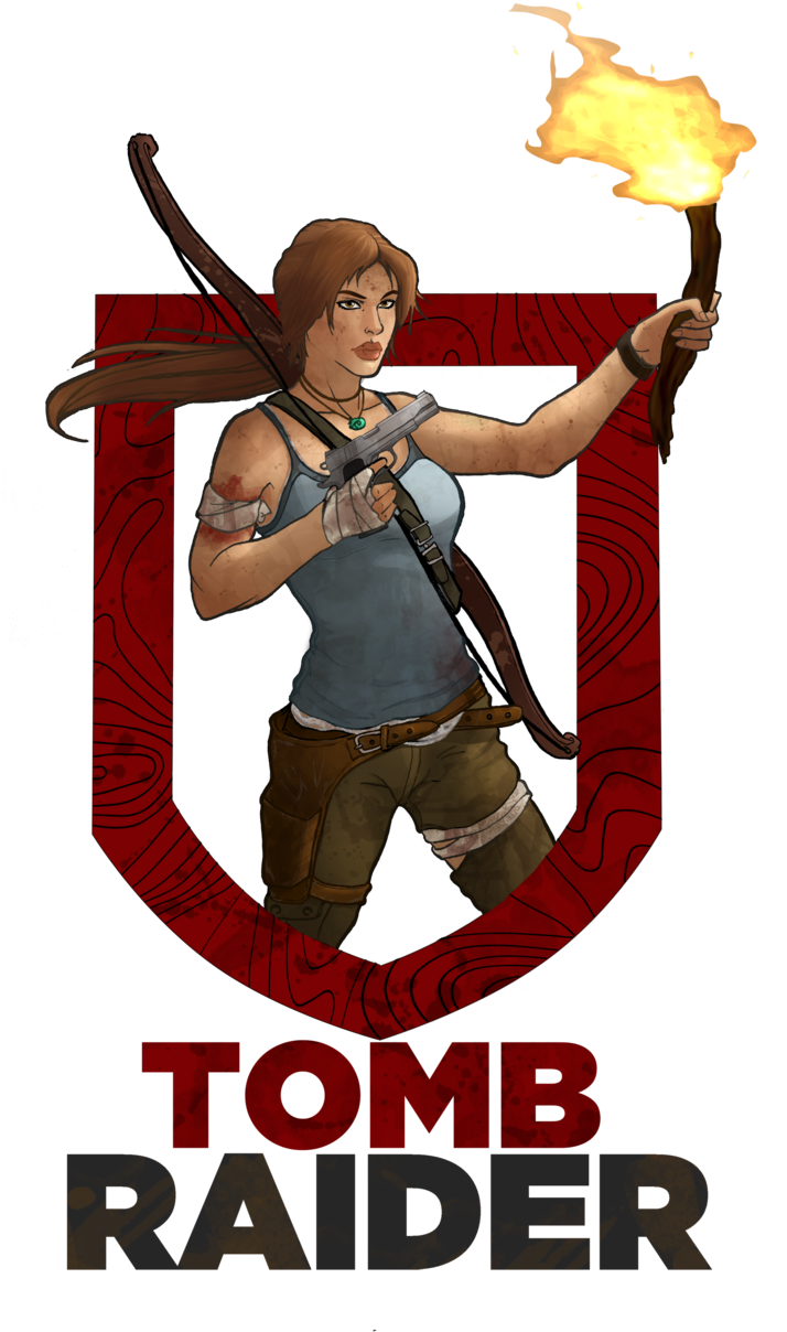 Tomb Raider Reborn - Porte-clés Tomb Raider Logo (800x1244), Png Download