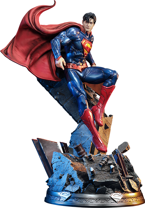 Superman New 52 Quarter Scale Statue By Sideshow Collectibles - Sideshow Dc New 52 Green Lantern Png (480x687), Png Download