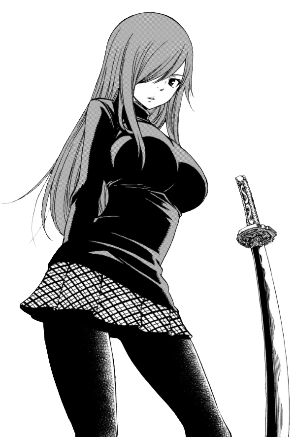 Erza Scarlet Tumblr Png - Erza Scarlet (749x891), Png Download