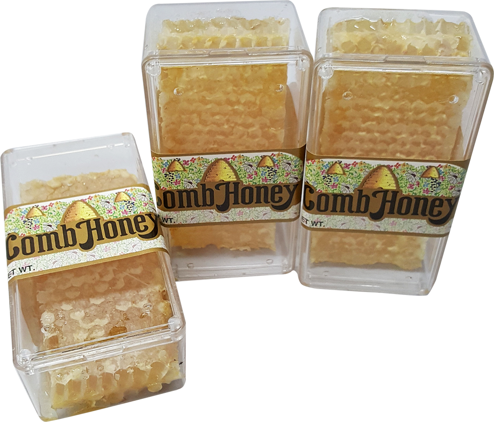Cut Comb Honey - Honey (1000x854), Png Download