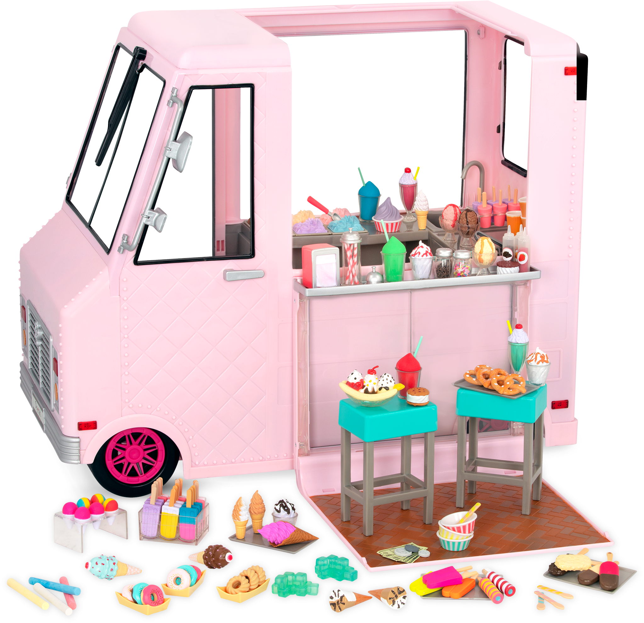 //s3 Ca Central - Our Generation Sweet Stop Ice Cream Truck (2100x2100), Png Download
