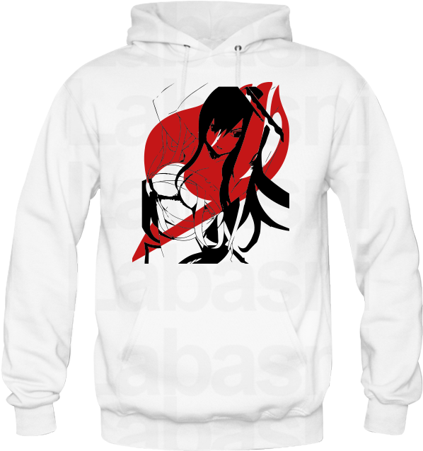 Sweat-shirt Erza Scarlett From Fairytail - T Shirt Ideas For Men (700x700), Png Download