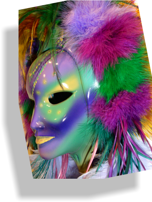 Fine Art Masks By Trevor Trigg - Mask (497x656), Png Download
