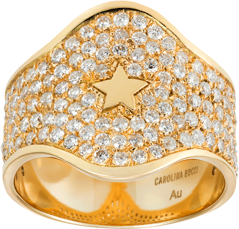 White Diamond Pavé Shield Ring (1285x1500), Png Download