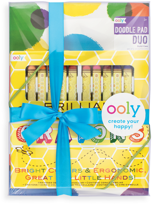 Busy Bee Doodlers Crayons Sketchbooks Gift Set - Ooly Busy Bee Gift Bundle (800x800), Png Download