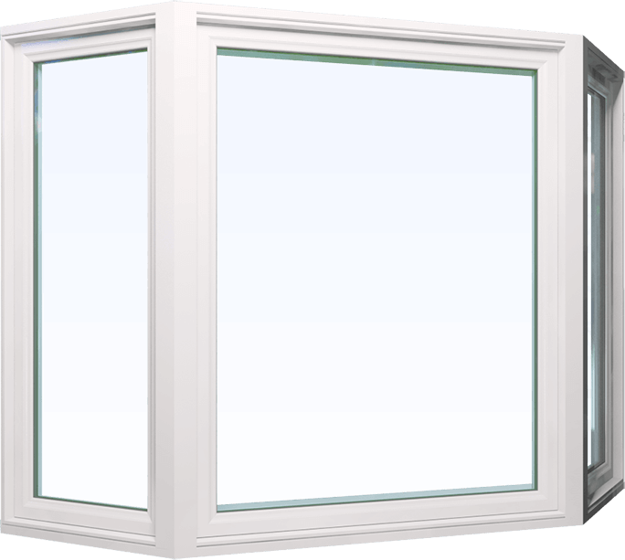 A Large Bay Window Made Up Fixed And Casement Windows - Window (684x613), Png Download