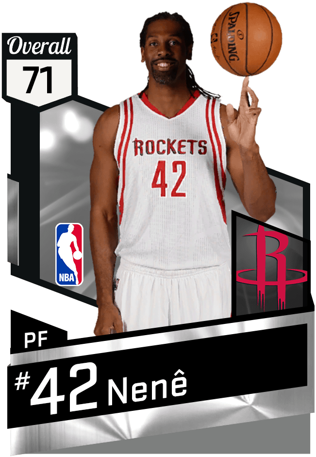 Nenê - Nba 2k17 Card Generator (651x941), Png Download