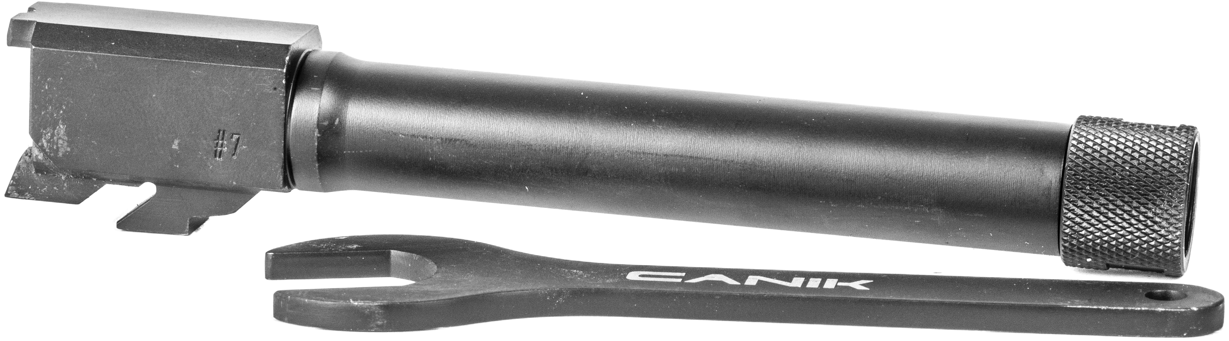 Canik 9mm Threaded Barrel - Pistol (5000x3333), Png Download