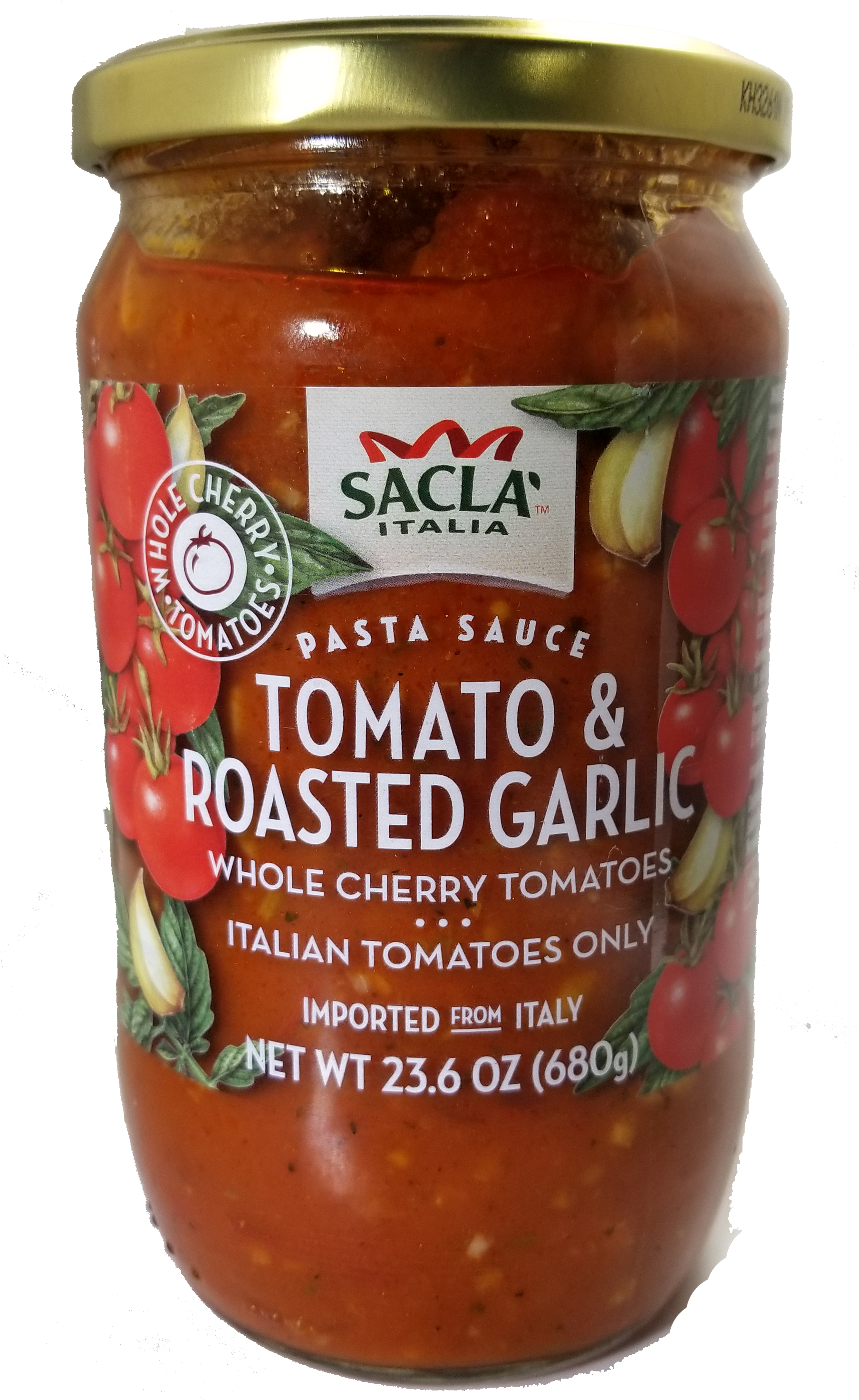 Sacla Italia All Natural Whole Cherry Tomato And Roasted - Sacla (1806x3000), Png Download