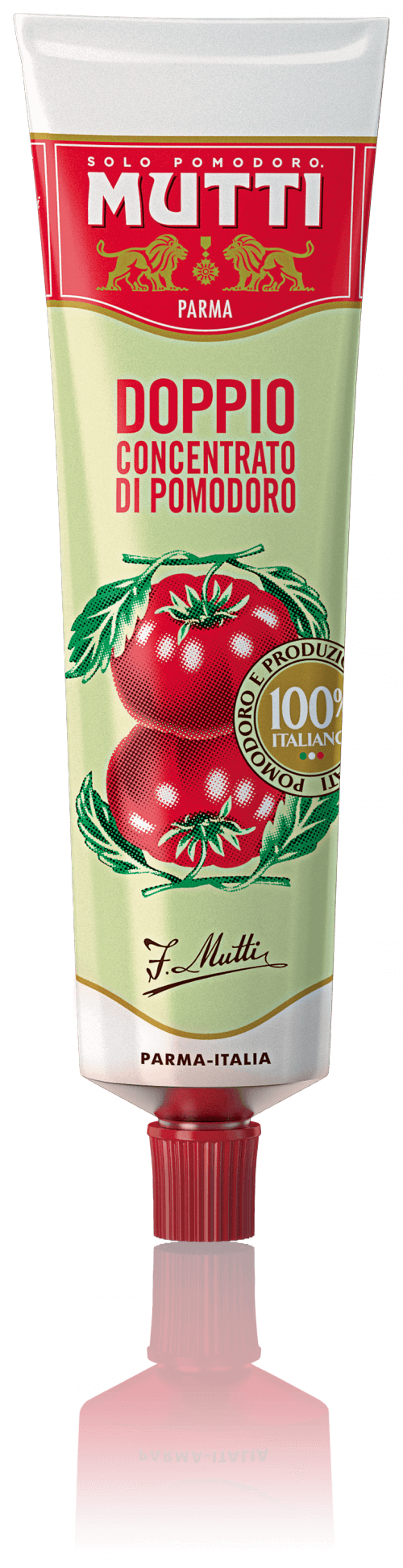 Mutti Double Concentrated Tomato Paste (500x1945), Png Download