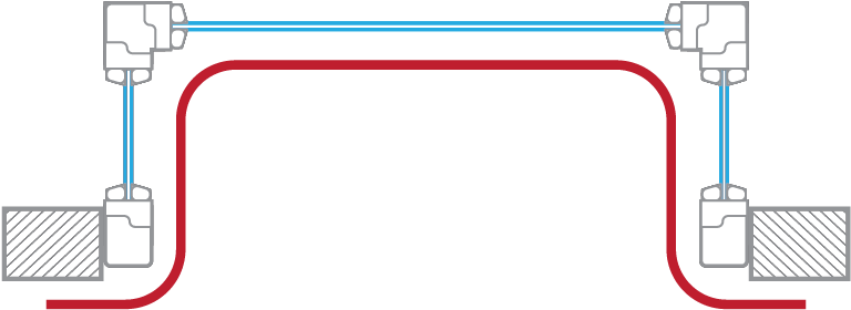 Seperate Bends & Return Bends - Diagram (970x483), Png Download
