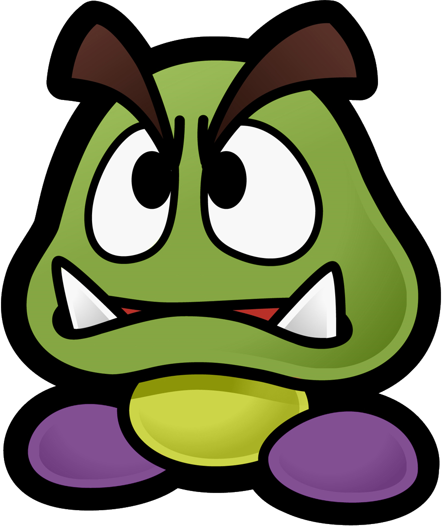 Paper Mario Hyper Goomba (898x1068), Png Download