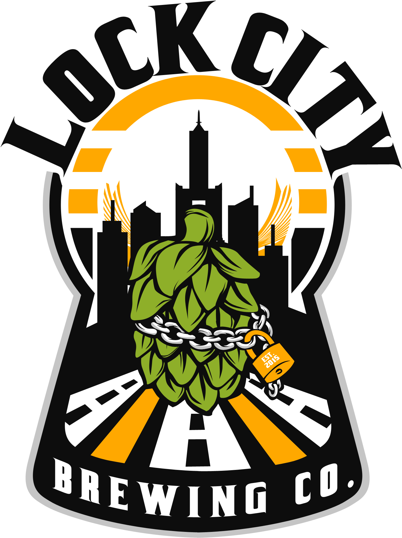 Lock City Brewing Company - Lock City Brewing (1500x2025), Png Download