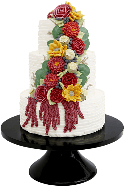 Get Your Cake Featured - Buttercream Flowers For All Seasons: A Year (600x600), Png Download
