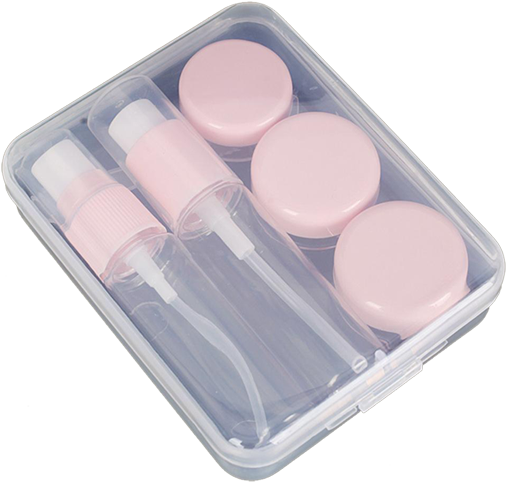 Tsa-friendly Travel Cosmetics Kit - Cosmetics (600x800), Png Download
