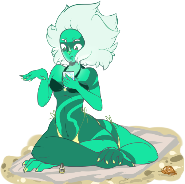 Green Mammal Vertebrate Fictional Character Mythical - Steven Universe Malachite Human (620x680), Png Download