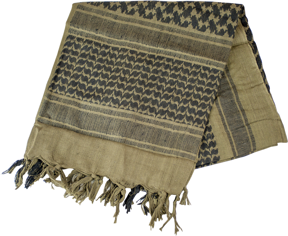Scarf Valken Shemagh Media Olive - Fox Tactical Shemagh - Khaki/black - 79112 (1000x1000), Png Download