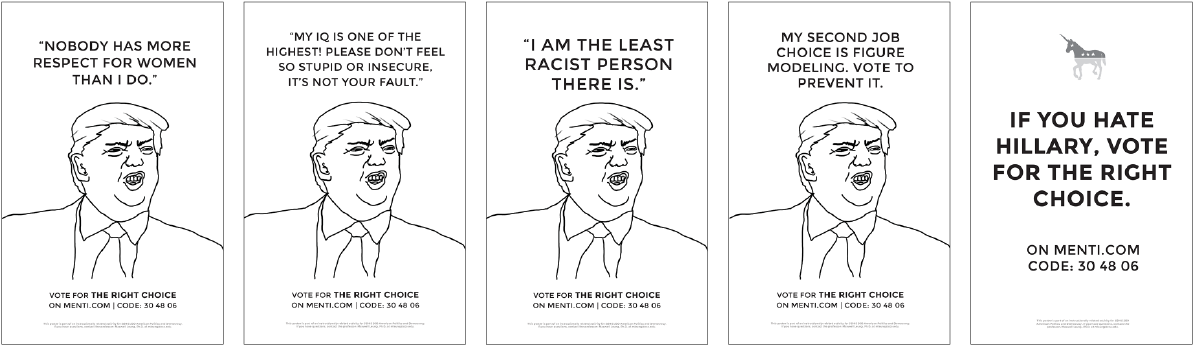 After Our Posters Started Taking Over The Campus, We - Cartoon (1200x355), Png Download