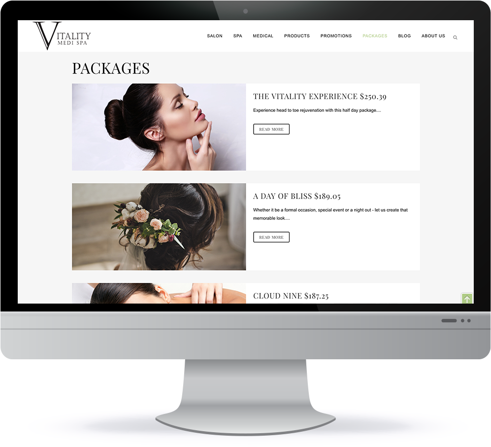 Vitality Medi-spa Website Designed In Halifax Ns By - Cell Phone Tablet Computer Clipart (1065x1000), Png Download