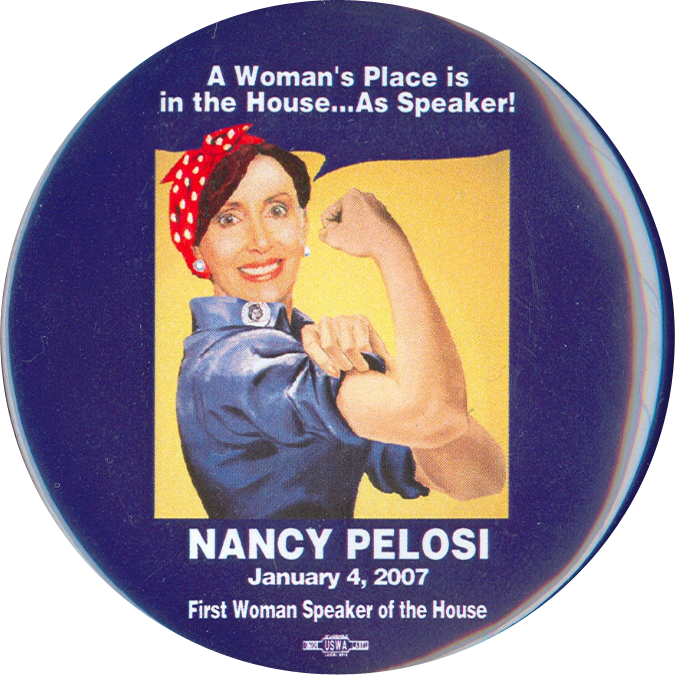 Hillary Rodham Clinton - Rosie The Riveter (675x675), Png Download