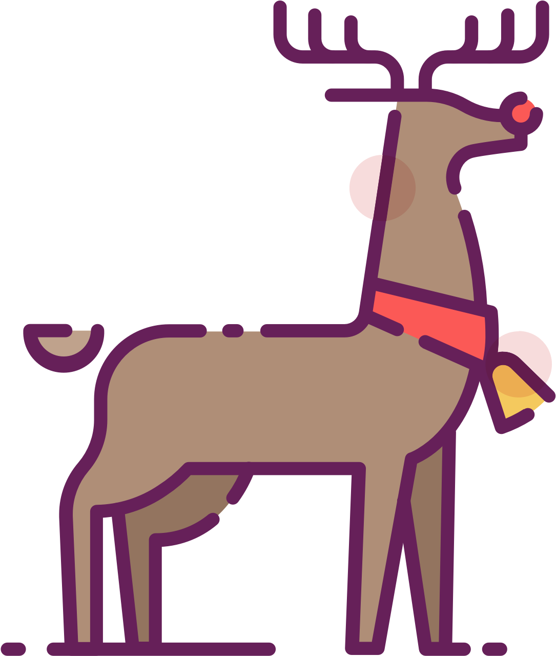 Png Svg - Reindeer (1920x1280), Png Download