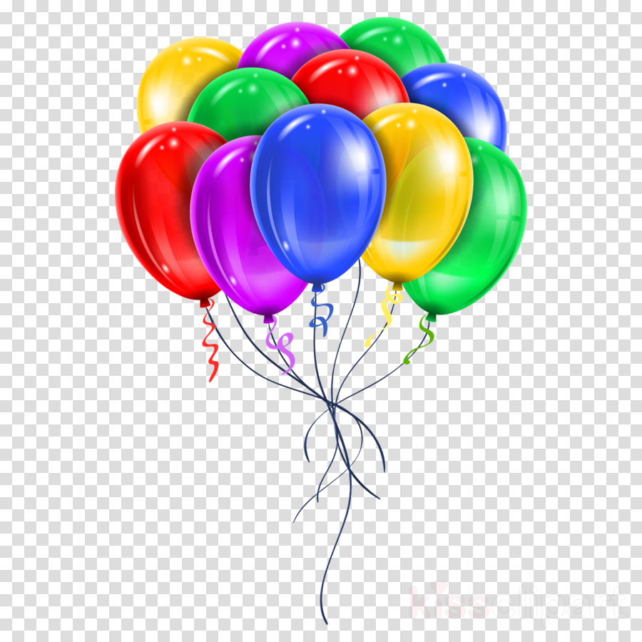 Balloons Transparent Clipart Balloon Clip Art - Birthday Balloons Hd (900x900), Png Download
