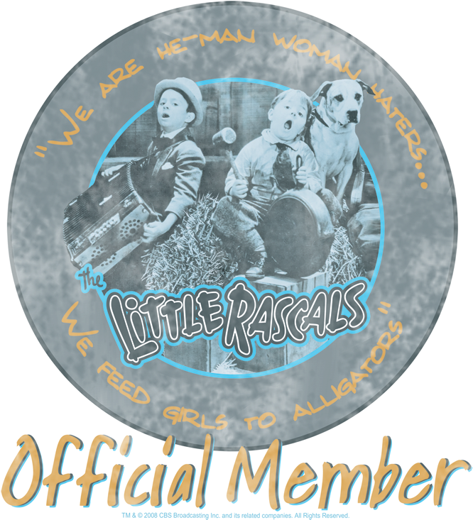 Little Rascals He Man Woman Haters Men's V Neck T Shirt - Print: Movie Star News' Our Gang Group Picture In Classic, (680x754), Png Download