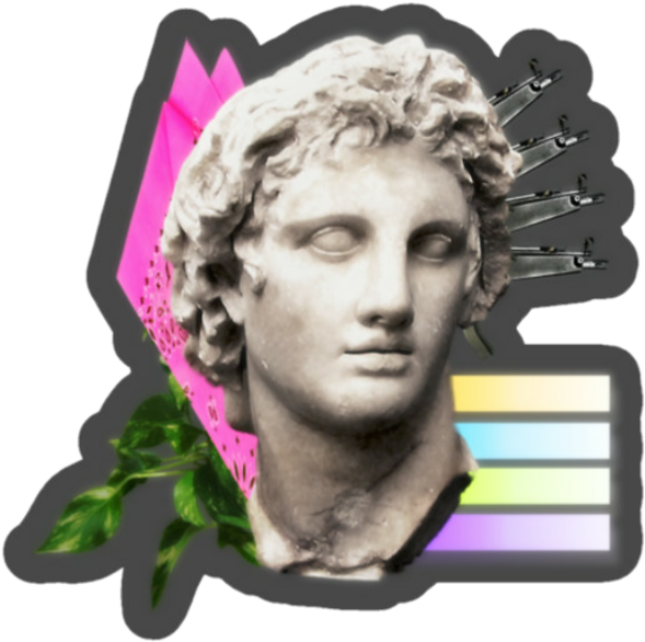 😇credit To Artist/maker😇 Vaporwave Aesthetic Aesthet - Background Vaporwave Drug (589x586), Png Download