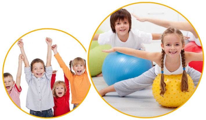Home Page Image - Kids Fitness Class (750x413), Png Download