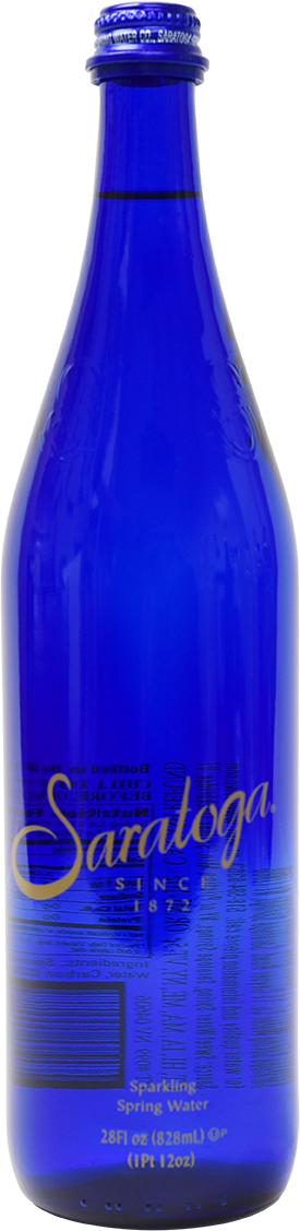 Saratoga Natural Spring Water - 24 Pack, 12 Oz Bottles (275x1127), Png Download