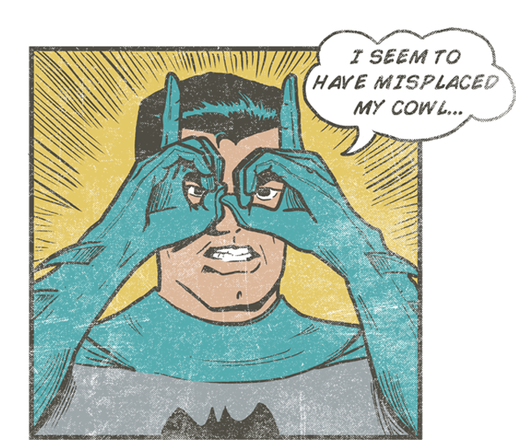 Back To Carousel - Batman Finger Mask (770x680), Png Download