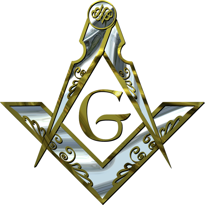 Sc Bwgoldsilver - Masonic Lodge (792x791), Png Download