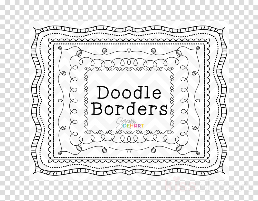 Borders Doodle Free Clipart Borders And Frames Clip - Clip Art (900x700), Png Download