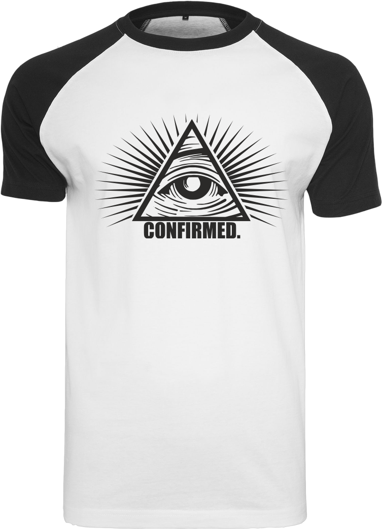 Dominik Rc Illuminati Confirmed T Shirt Raglan Shirt (1044x1044), Png Download