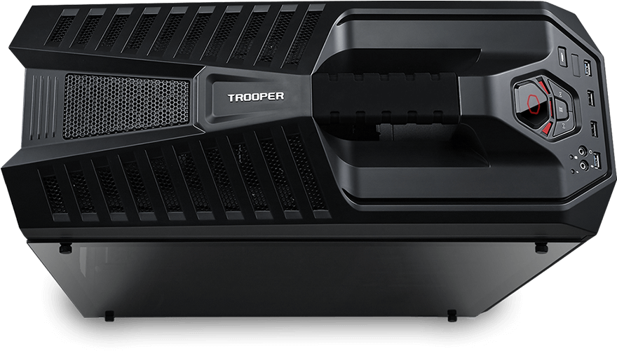 Top Handle Grip - Cooler Master Trooper Se (1000x600), Png Download