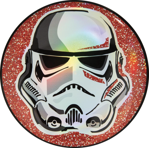 Full Foil Buzzz "storm Trooper" Star Wars - Dark Grey Knit Star Wars Print T-shirt By Ajio (600x597), Png Download