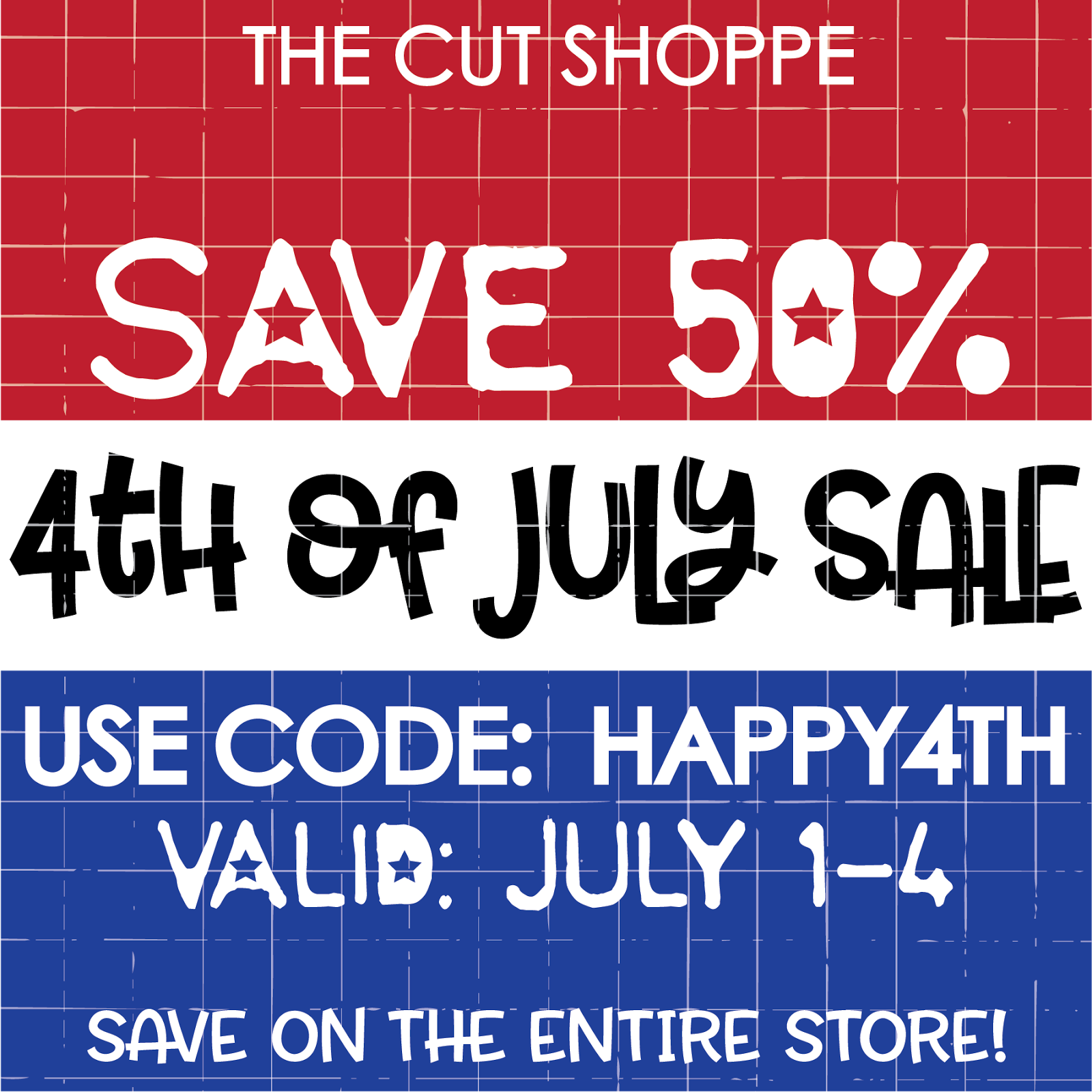 Save 50% Off Of Your Purchase In The Cut Shoppe Etsy (1600x1600), Png Download