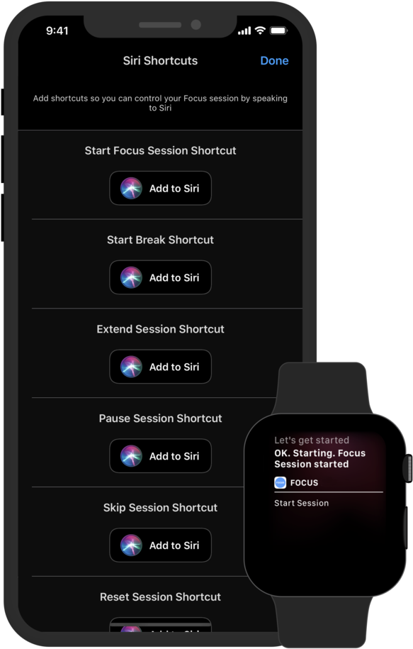 Focus 5 1 Siri Shortcuts (1000x1000), Png Download
