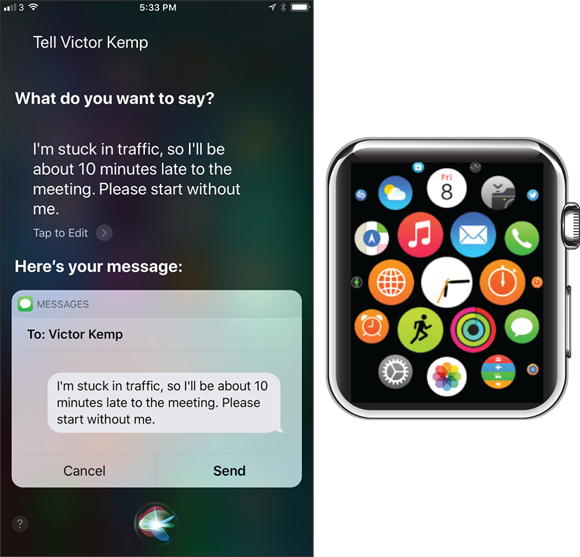 Your Iphone Includes The Siri Personal Assistant, Helpful - X-doria Apple Watch 42mm Defense Edge Blue (580x557), Png Download