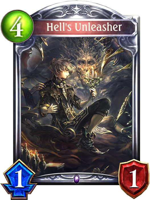 Hell's Unleasher - Shadowverse Hell's Unleashed (536x698), Png Download
