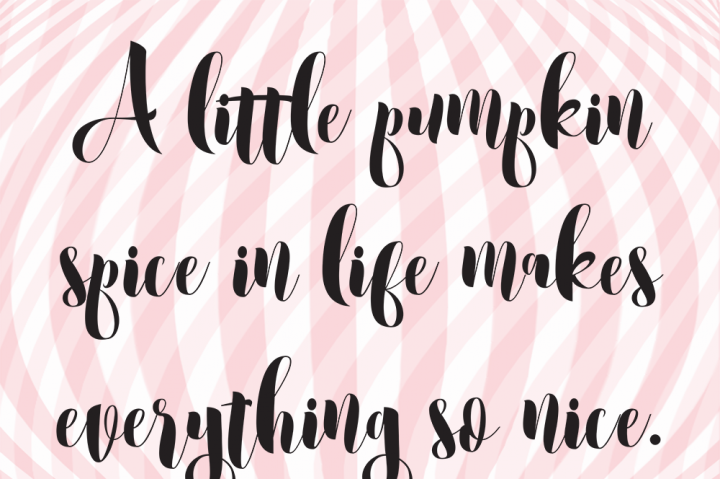 A Little Pumpkin Spice In Life Makes Everything So - Download (720x479), Png Download
