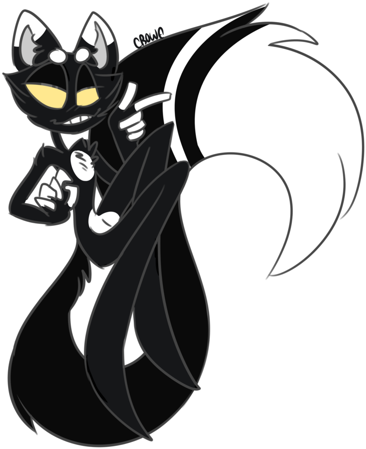 Picture Royalty Free Can T Think Of - Black Cat (851x939), Png Download