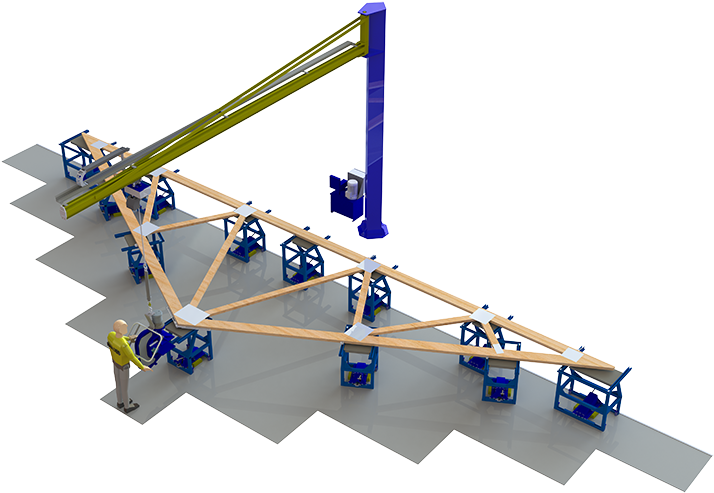 Truss System Nt - House (900x555), Png Download