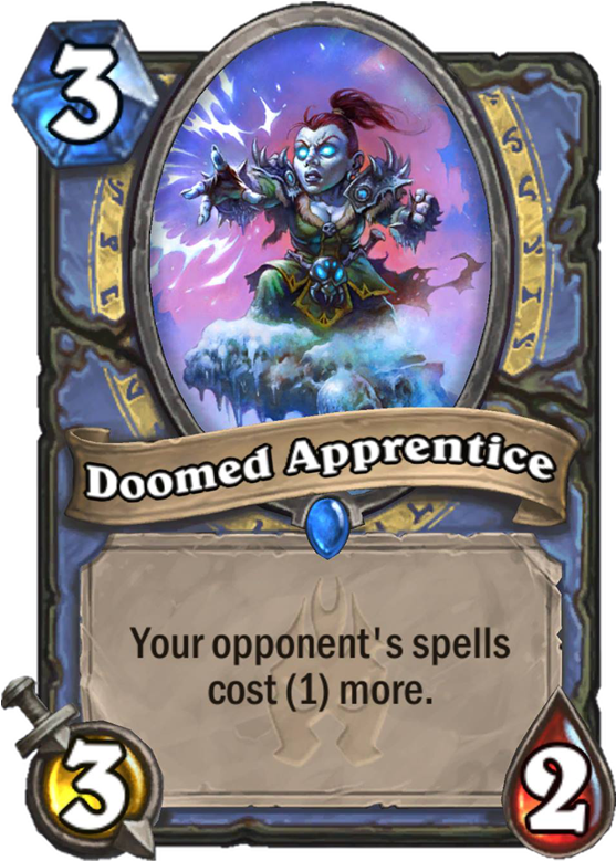 Doomed Apprentice Card - Stargazer Luna Hearthstone (567x811), Png Download