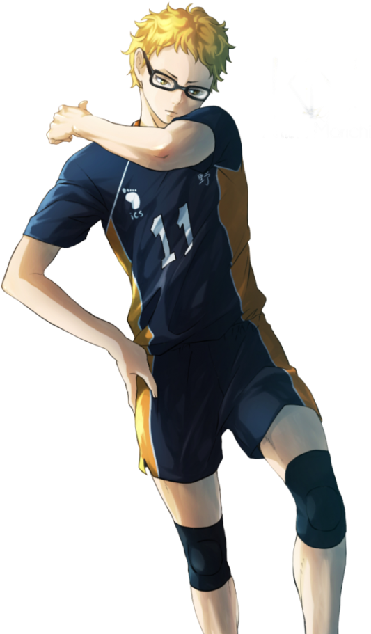 Haikyuu Tsukishima Render (700x936), Png Download